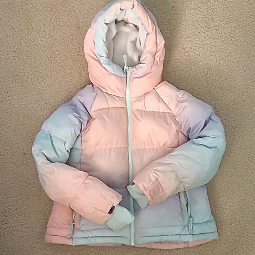 All in motion girls winter puffer jacket size M